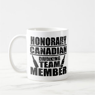 Honorary Canadian Drinking Team Member Canada Day Kaffemugg