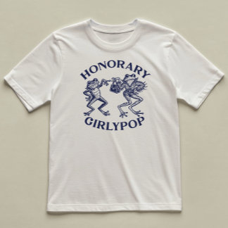 Honorary GirlyPop Funny Frog Illustrated T Shirt