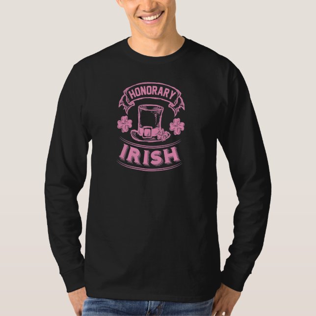 Honorary Irish Leprechaun Top hat Irish St Patrick T Shirt (Framsida)