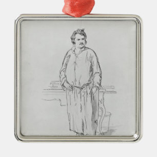 Honore de Balzac Julgransprydnad Metall