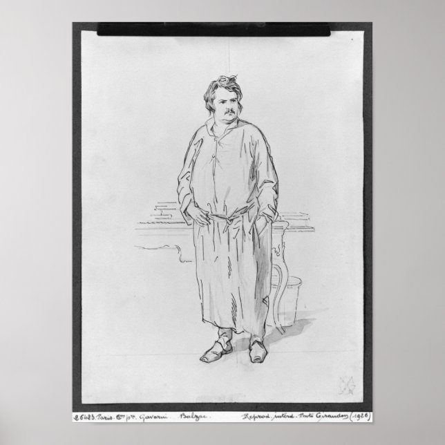 Honore de Balzac Poster (Framsidan)