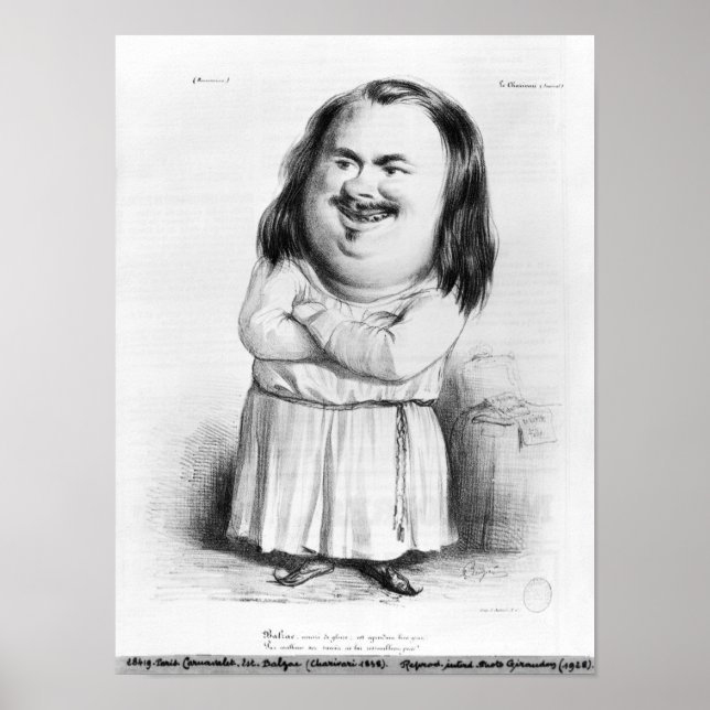 Honore de Balzac Poster (Framsidan)
