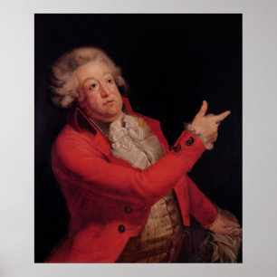 Honore Gabriel Riqueti räkning av Mirabeau Poster