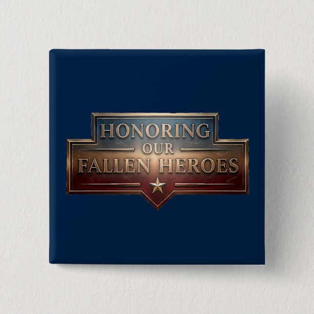 Honoring Our Fallen Heroes / Día de los Caídos Knapp (Framsida)