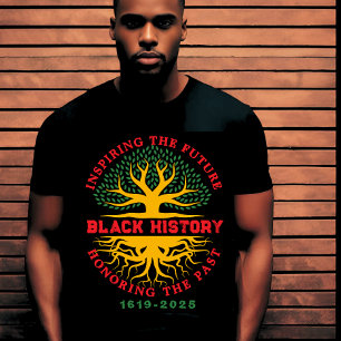 Honoring Past Inspiring Black History Month T Shirt