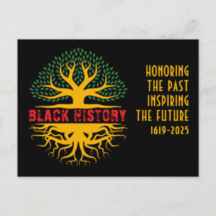 Honoring Past Inspiring Black History Month Vykort