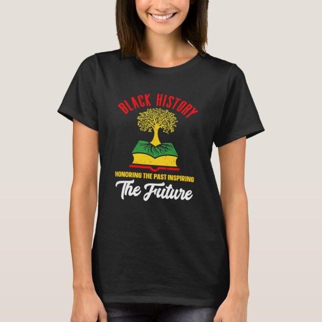 Honoring Past Inspiring Future June 19th Black His T Shirt (Framsida)