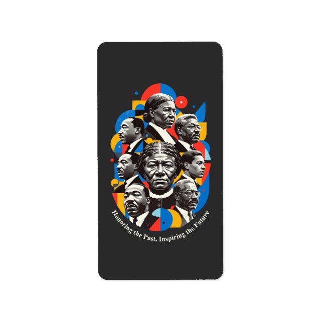 Honoring The Past, Inspiring The future Adressetikett (Framsidan)