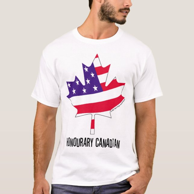 Honourary kanadensare tee shirt (Framsida)