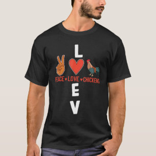 Höns Andlig Djur Tupp Fred Bonde Liv C T Shirt