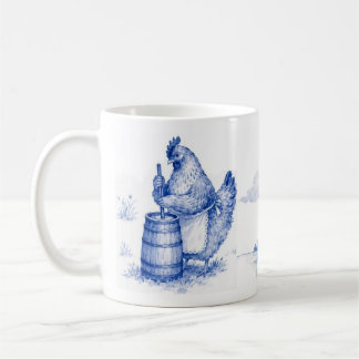 Höns som kärnar smör - Möhippa Kaffemugg