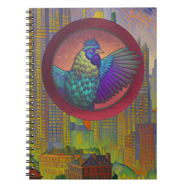 Hönscirkel design anteckningsbok (Framsidan)
