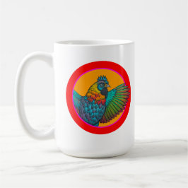 Hönscirkeldesign Kaffemugg
