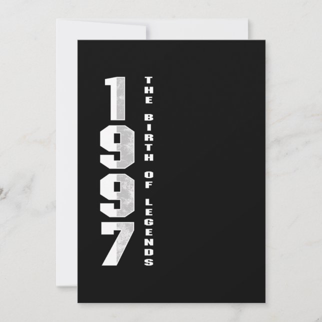 Hönsfåglar 1997, 23:e födelsedagspresent inbjudningar (Framsida)