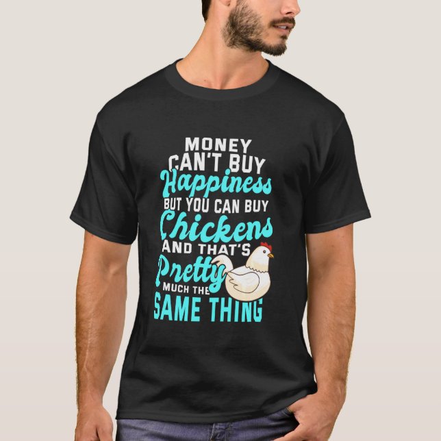 Hönsflock Tupp Bakgård Höna T Shirt (Framsida)