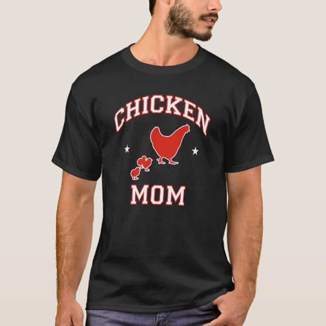 Hönsmamma T Shirt (Framsida)
