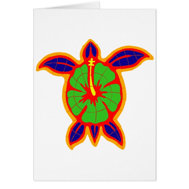 HONU AV HAWAII HÄLSNINGSKORT (Framsidan)