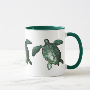 Honu - Grönt Sea Turtle Mugg