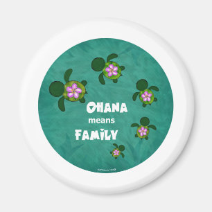 Honu hav Family_circle Magnet