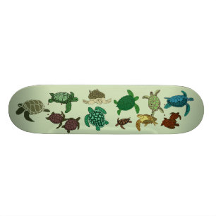 Honu (havssköldpadda) Skateboard Bräda 20,5 Cm