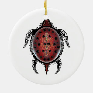 Honu Julgransprydnad Keramik