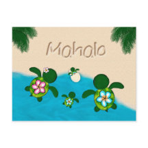 Honu Pojke Sea TURTLE Tack Boys Blue #281