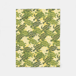 Honu Sea Turtle Hawaiian Aloha - Olive Fleecefilt
