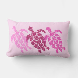 Honu Sea Turtle Hawaiian Reversible Engineering Lumbarkudde