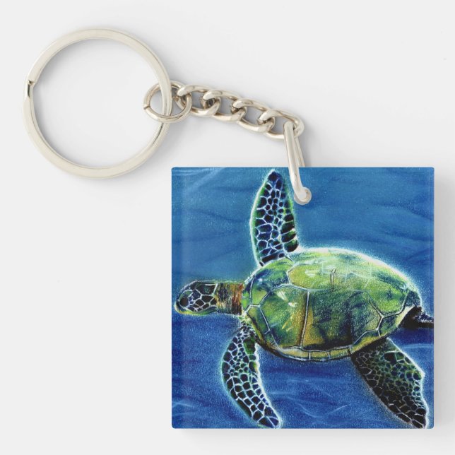 Honu Sea Turtle Keychain (Framsidan)