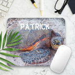 Honu Tropical Hawaii Sea Turtle Photo Custom Name Musmatta<br><div class="desc">Hajiska havssköldpaddor kan säkert slappna av i sol. Gå tillbaka till de varma brasorna på Hawaiianska öarna med denna lugnande och färgstarka fotografi av personlig namn mousserande. Skriv bara i valfri personlig namn och du kan enkelt anpassa den här muspekaren. Jag erbjuder också anpassning för alla andra produkter som Zazzle...</div>