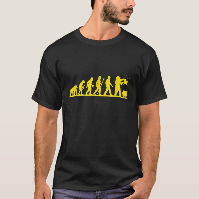 Honung av biodlingsbin t shirt (Framsida)