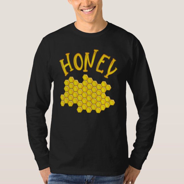 Honung av guldhonung och biodling t shirt (Framsida)