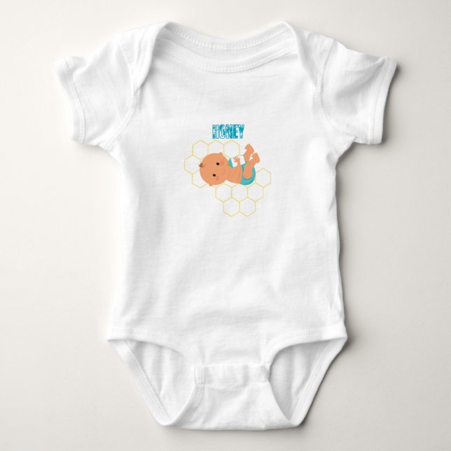 Honung Baby Bodykostym T Shirt (Framsida)