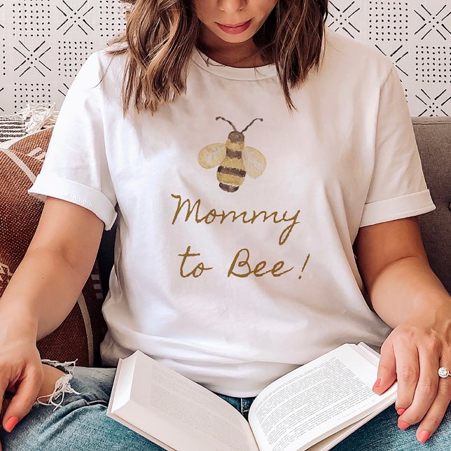 Honung Baby Shower Mamma to Bee T Shirt (Skapare uppladdad)