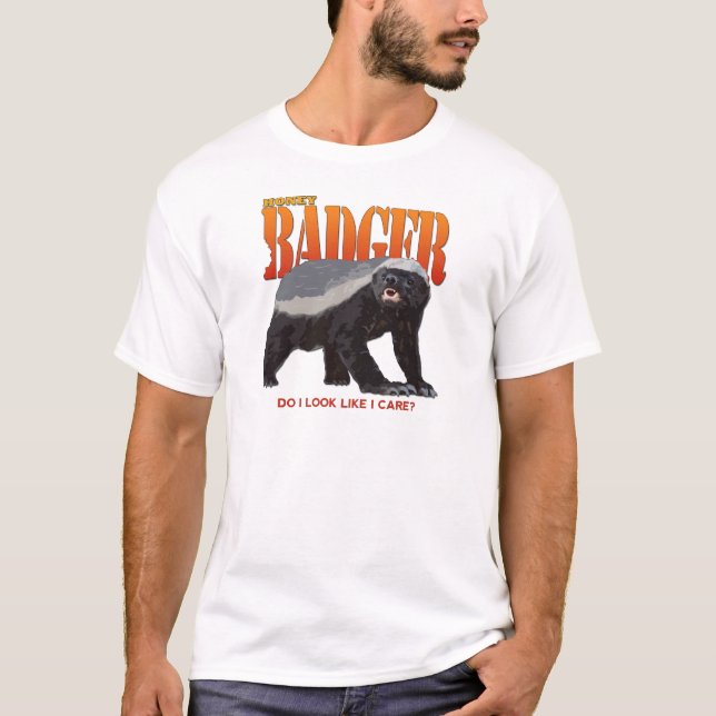 Honung Badger.png Tee Shirt (Framsida)