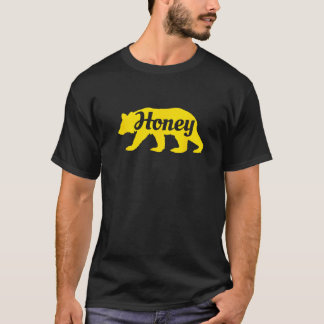 Honung Bear roligt Silhouette Tee