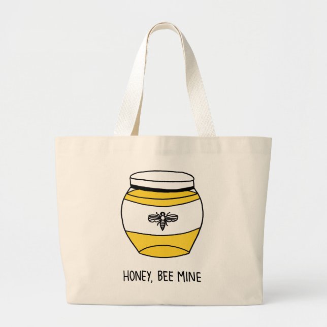 Honung, Bee Mine Jumbo Tygkasse (Framsidan)