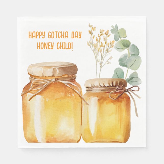 Honung Bee Napkins Pappersservett (Framsidan)