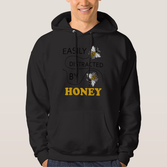 Honung Beekeper Wildlife Ironic Say Bes Hoodie (Framsida)