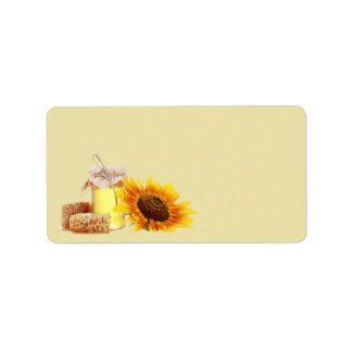 Honung Blank-adressetiketter Adressetikett