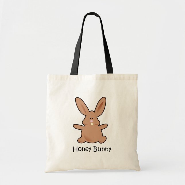 Honung Bunny Bag Tygkasse (Framsidan)
