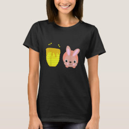 Honung Bunny Cute & Funny Rabbit Djur älskare T Shirt