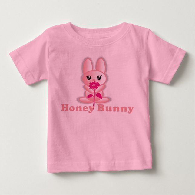 Honung Bunny Girls Shirt Tee (Framsida)