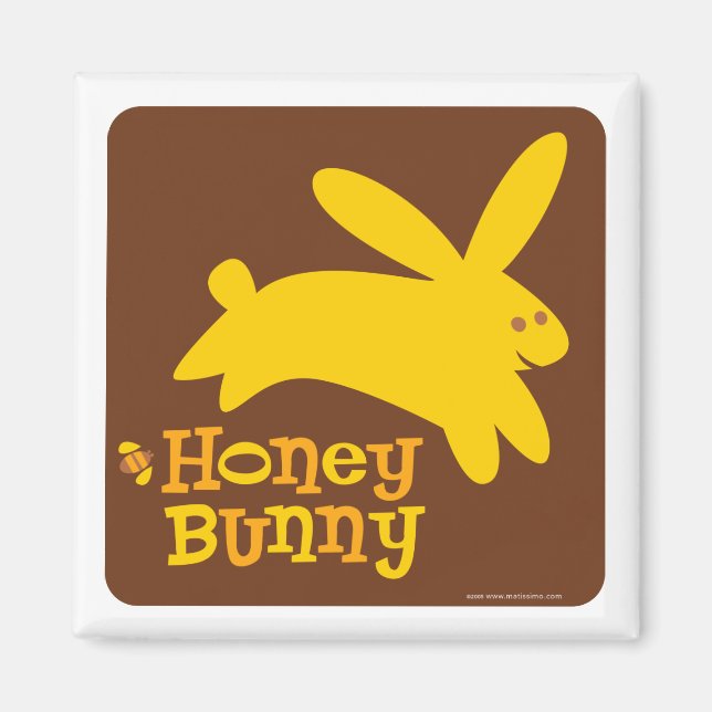 Honung Bunny Magnet (Framsidan)