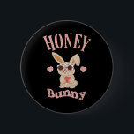 Honung Bunny Retro Påsk Cute Rabbit Women Girls K Knapp<br><div class="desc">Honung Bunny Retro Påsk Cute Rabbit Women Girls Kid Småbarn</div>