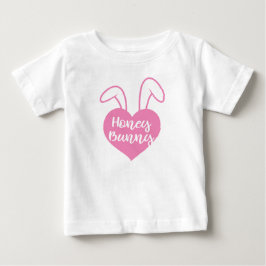 Honung Bunny rosa hjärta T Shirt
