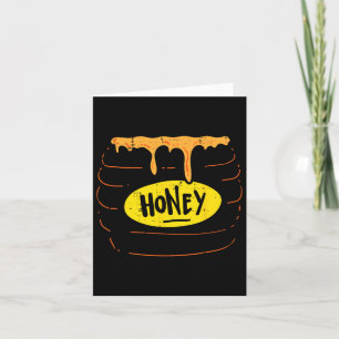 Honung Burk Pot Costume Roligt Sweet Halloween Man Kort