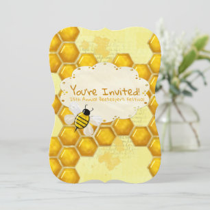 Honung Comb 3D Whimsey EVENT Business Inbjudningar