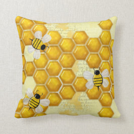 Honung Comb 3D Whimsey Kudde
