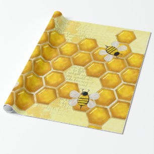 Honung Comb 3D Whimsey Presentpapper